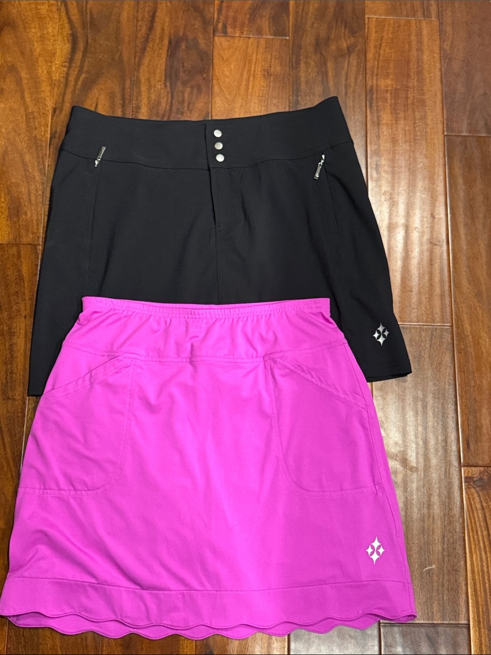 Women’s Active Jofit Skorts - Black & Pink